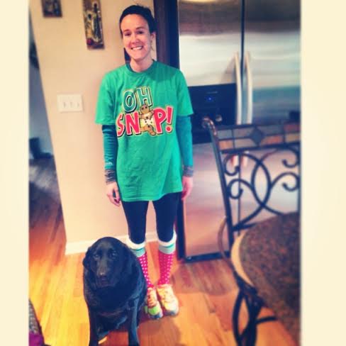 Yes this is what I wore when I ran Christmas morning.