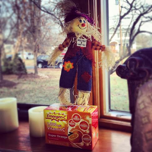 With all this Vitamin C I better not get sick.