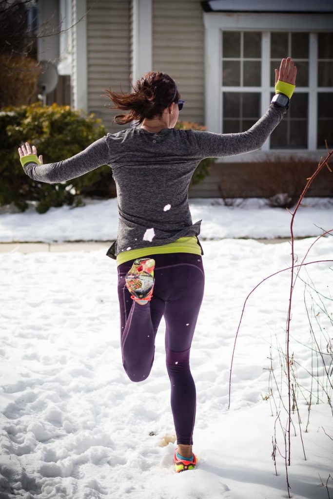 I basically looked like this while "running" in the snow